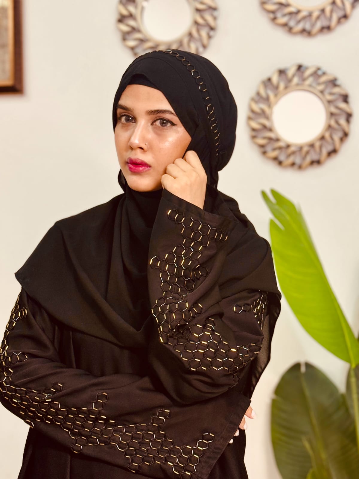 Aleeza Al Haya – Arabian Bride Abaya By Uroosa Vayani