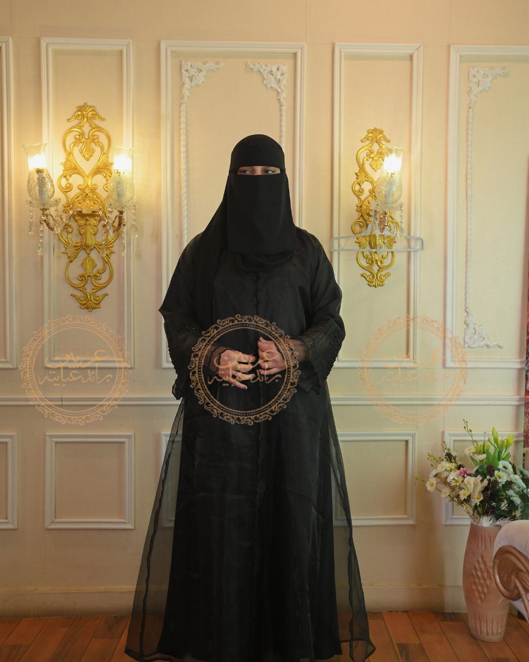 Ameerah Black Casual Abaya by Arabian Bride Abayas