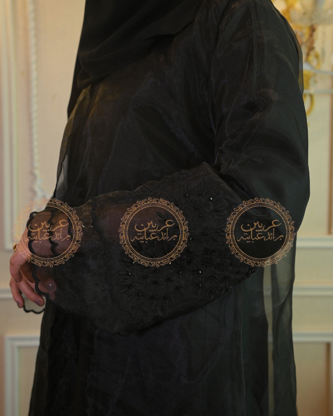 Ameerah Black Casual Abaya by Arabian Bride Abayas